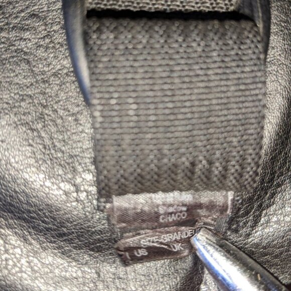 Chaco Men's Updraft Bulloo Sandals Shadow Size 13 Black/Gray. - Picture 6 of 8